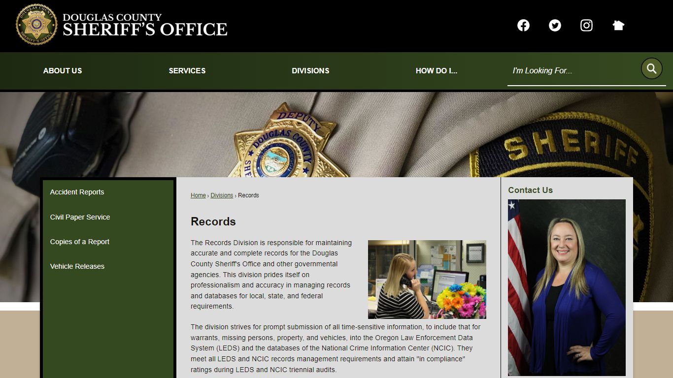 Records | Douglas County Sheriff, OR
